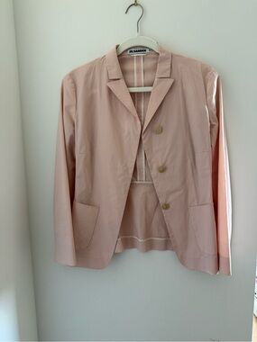 Jil Sander Pale Pink Tailored Blazer